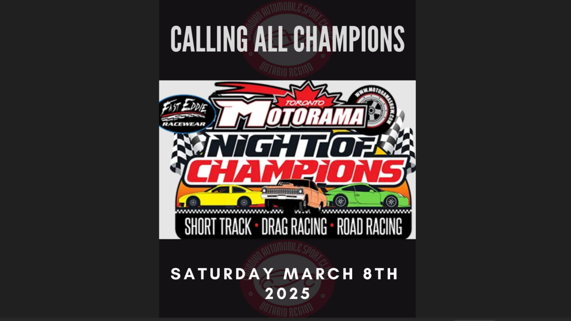 Motorama Night of Champions 2025 REGISTER NOW!